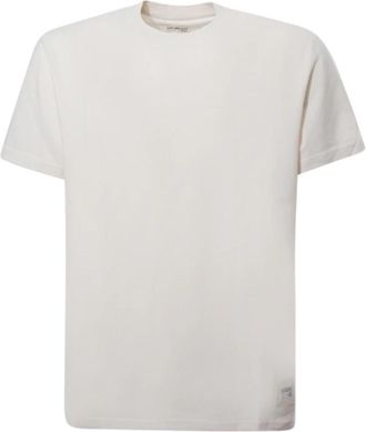 Fay Luce T-shirt met ronde hals - Heren - T-shirts - Grijs - S - Katoen - Tops