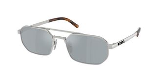 Prada PR D53S 1BC40X Mens Sunglasses Silver Size 55
