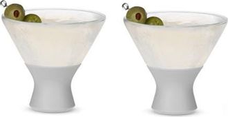 Host Glass FREEZE Martini Cooling Cup Set of 2 in Gray at Nordstrom