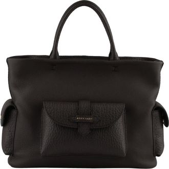 Pourchet Reporter Bag - Dames - Tassen - Bruin - Maat: ONE Size Leer