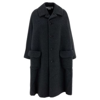Comme Des Gar&ccedil;ons Gedeconstrueerde jas - Dames - Mantels - Grijs - Maat: XS Zijde