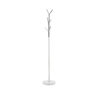 HERDASA Perchero Arbre, Bicolor Blanco Y Cromado