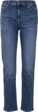 Liu Jo Slim Jeans met Edelstenen - Dames - Slim Fit Jeans - Blauw - W26 - Katoen - Jeans