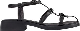 Camper Schoenen, Dames, Zwart, 37 EU, Leer, Dana Sandaal