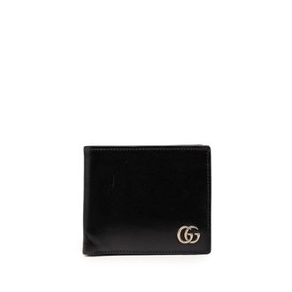 Gucci Pre-owned Gucci GG Marmont Calfskin Bifold Coin Wallet Mens S9BVF2EZBYJK0JPJ