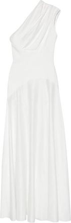 Solace London One-shoulder Draped Maxi Dress