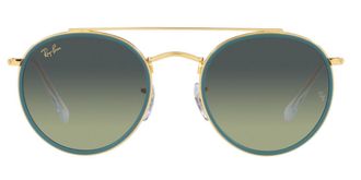 Ray-Ban Green Vintage Round Unisex Sunglasses RB3647N 9235BH 51