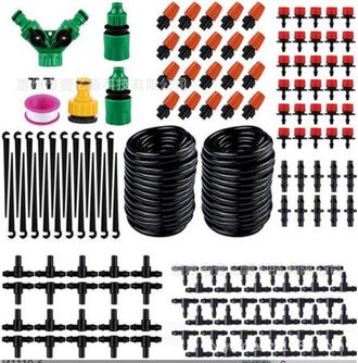 OEM Kit De Riego Por Goteo, Kit De Micro Riego Por Goteo De 20 M/65 Pies, Sistema De Riego Autom&aacute;tico Ajustable Para Jardines, Patios, Invernaderos, C&eacute;spe