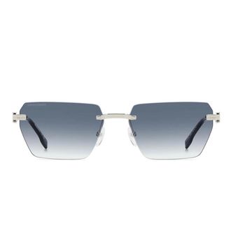 Dsquared2 Sunglasses D2 0102/S 01008 Silver/Blue Gradient Unisex