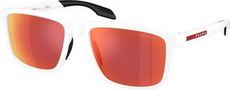 Prada PS C01S 28U91D Mens Sunglasses White Size 55