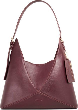 Dune London Dinidearest Leather Shoulder Bag in Burgundy at Nordstrom