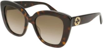 Gucci Butterfly Zonnebril - unisex - Accessoires - Bruin - Maat: 52 MM