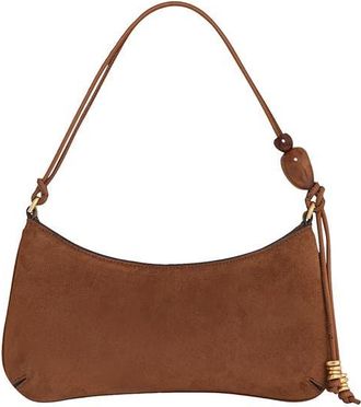 Rebecca Minkoff Reina Leather Shoulder Bag in Cocoa at Nordstrom