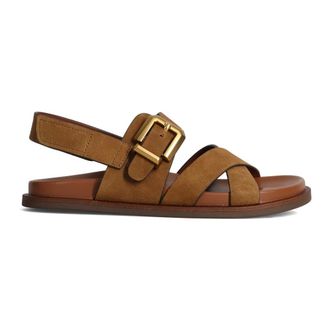 Alpe Baby Silk Flat Sandal - female - Alpe - Flat Sandals - Brown - 6 UK - Shoes
