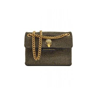 Kurt Geiger Tassen, Dames, Zwart, ONE Size, Polyester, Fabric Mini Kensington