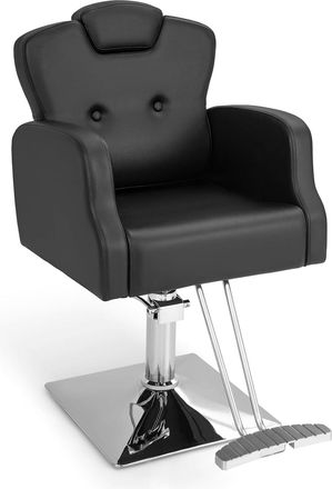 Costway Costway Silla De Peluquero Hidr&aacute;ulica, Silla De Sal&oacute;n Con Giro De 360&deg;, Reposacabezas Y Altura Del Asiento Ajustables, Bomba Hidr&aacute;ulica De Alta Resist