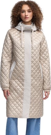Pajar Womens Peridot Diamond Quilted Longline Shacket