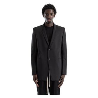 Rick Owens Jassen, Heren, Zwart, S, Concordian Blazer