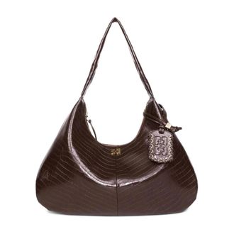 Ganni Mujer, Bolsos, Marr&oacute;n, Talla: ONE Size