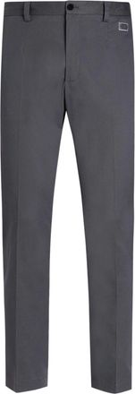 Dolce & Gabbana Broek met logoplakkaat - Grijs