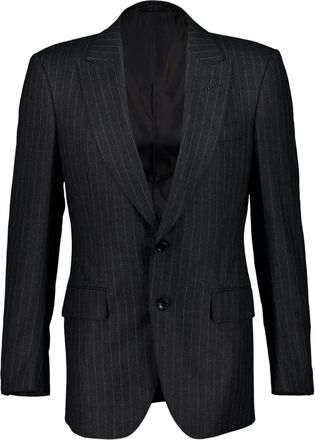 Tom Ford Blazer monopetto gessato - Grigio
