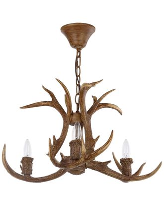 Safavieh Makani 21.5-Inch Dia Antler Chandelier
