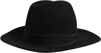 Dolce & Gabbana Classic Wide Brim Fedora - unisex - Dolce & Gabbana - Accessories - Black - ONE SIZE - Accessories