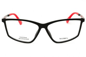 Max & Co. MO5013 Rectangular Propionate Eyeglasses - Black
