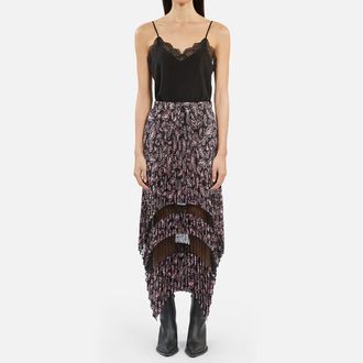 The Kooples Asymmetrische midi rok