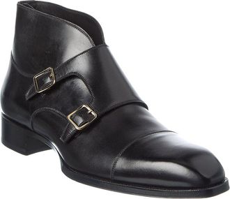 Tom Ford Leather Monk Strap Boot