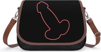 Generic Penis Small Womens Crossbody Bags Shoulder Handbag with Adjustable Strap for Travel