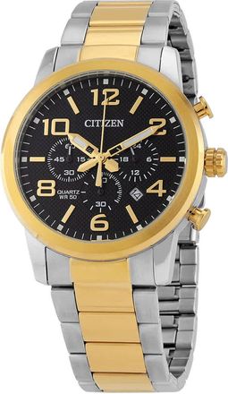 Citizen Chronograph Quartz Black Dial Mens Watch AN8054-50E