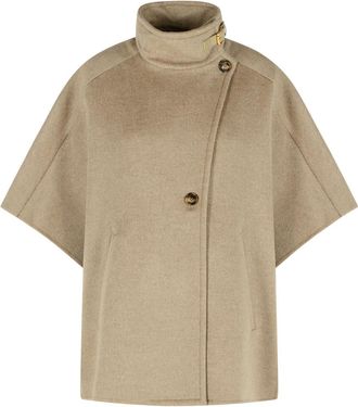 Max Mara Derrik Beige Cashmere Cape