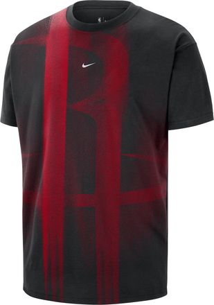 Nike Mens Houston Rockets Basketball T-Shirt in Black | IO6382-010