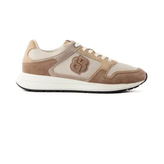 HUGO BOSS Schoenen, Heren, Beige, 44 EU, Leer, Vinston Runn Basket