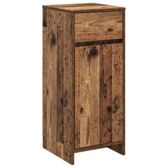 vidaXL Mueble De Cuarto De Ba&ntilde;o Madera Envejecida 35 X 36,5 X 85 Cm Vidaxl