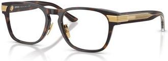 Ferrari 52mm Rectangle optical glasses in Tortoise at Nordstrom