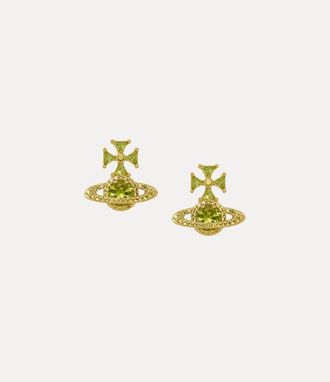 Vivienne Westwood Mila Earrings Gold-peridot-yellow-cz Gold-peridot-yellow-cz Women