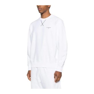 Givenchy Hoodies & sweatvesten, Heren, Wit, L, Katoen, Couture Seam Sweatshirt