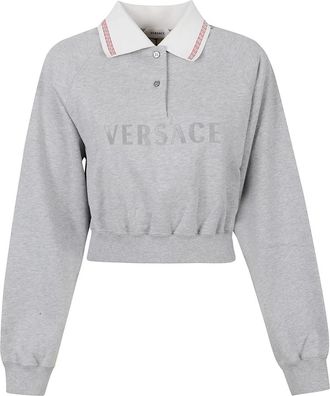 Versace Donna, Felpe, Grigio, S, new