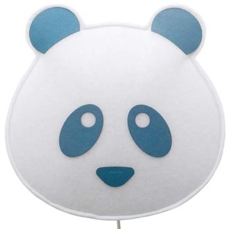 AC-D&eacute;co Buokids Aplique Suave Oso Panda Azul