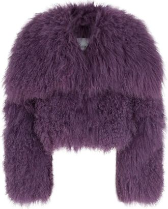 The Attico Giacca in pelliccia - Viola