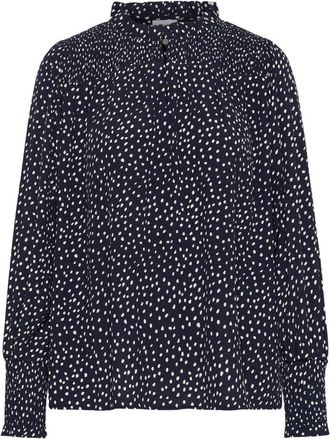 Saint Tropez Malika SZ Blouse - Dames - Blouses - Blauw - S - Overhemden