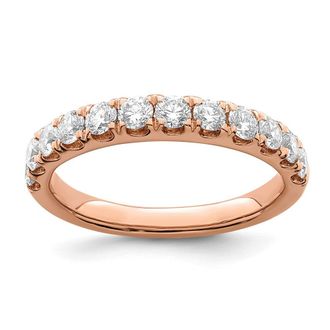 Diamond2Deal 14k Gold Lab Grown Diamond Wedding Band Ring 0.87Ct Clarity- VS Color- D-E