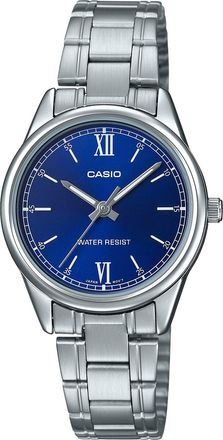 Casio Womens Blue Dial Stainless Steel Bracelet Watch - Casio LTP-V005D-2B2UDF