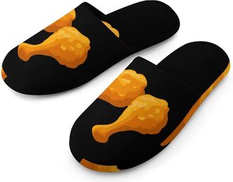 Generic Fried Chicken Legs Mens House Slippers Slip Indoor Slipper On Shoes Warm Outdoor