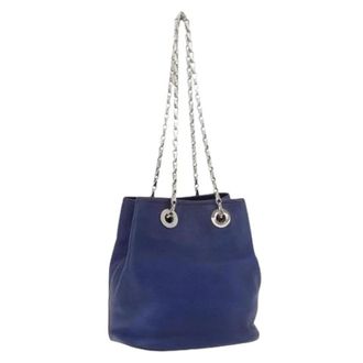 Celine Pre-owned Bucket Bags, female, Blue, Size: ONE SIZE Pre-owned Bucket Bag