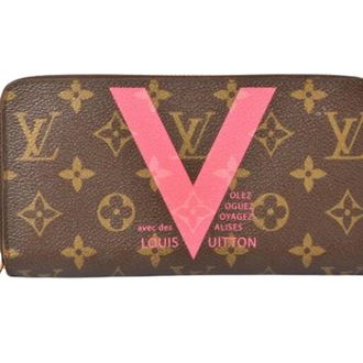 Louis Vuitton Pre-owned Wallets, female, Brown, Size: ONE SIZE Pre-owned Long Wallet Zippy Monogram M60936