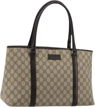 Gucci Pre-owned Tote Bags, female, Beige, Size: ONE SIZE Pre-owned Vintage Tote Bag