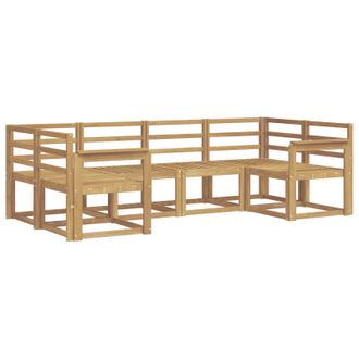 vidaXL Conjunto De Sof&aacute;s De Exterior 6 Pcs Blanco Vidaxl